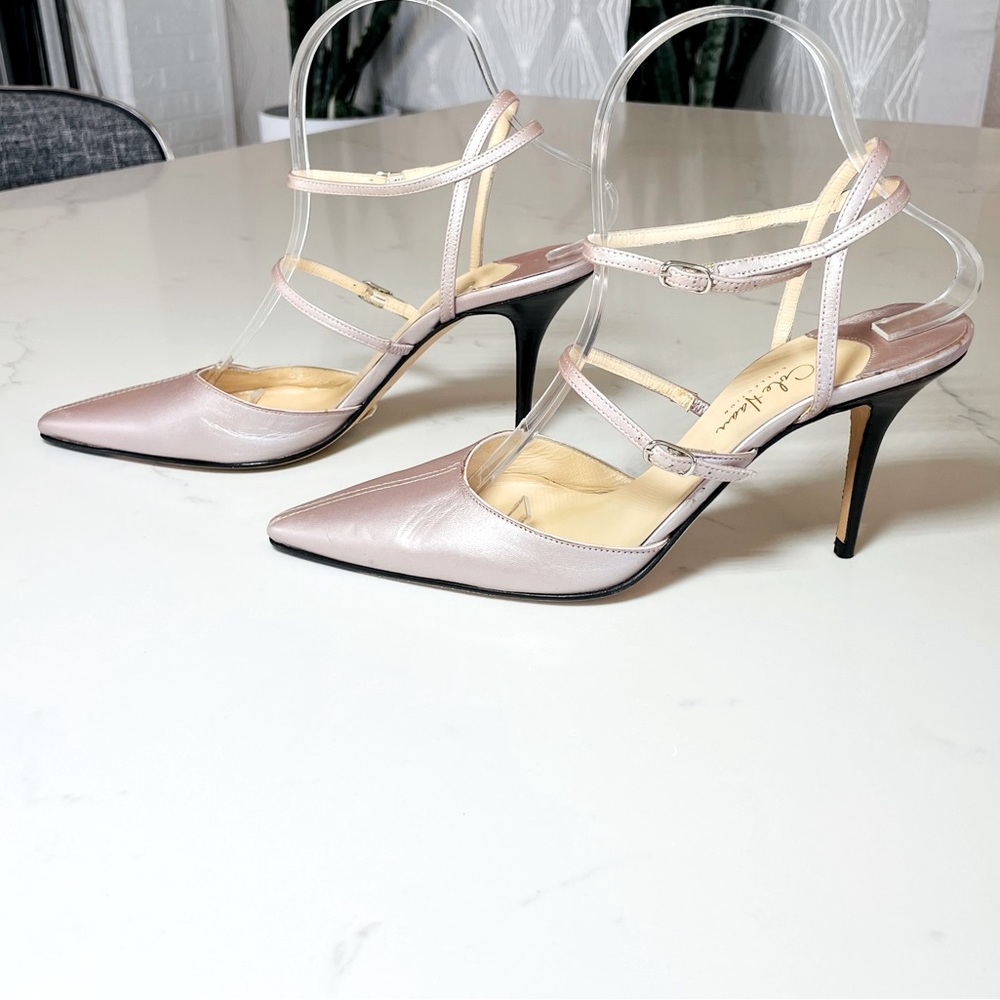 NWT Cole Haan Leather Metallic/Shimmer Heels